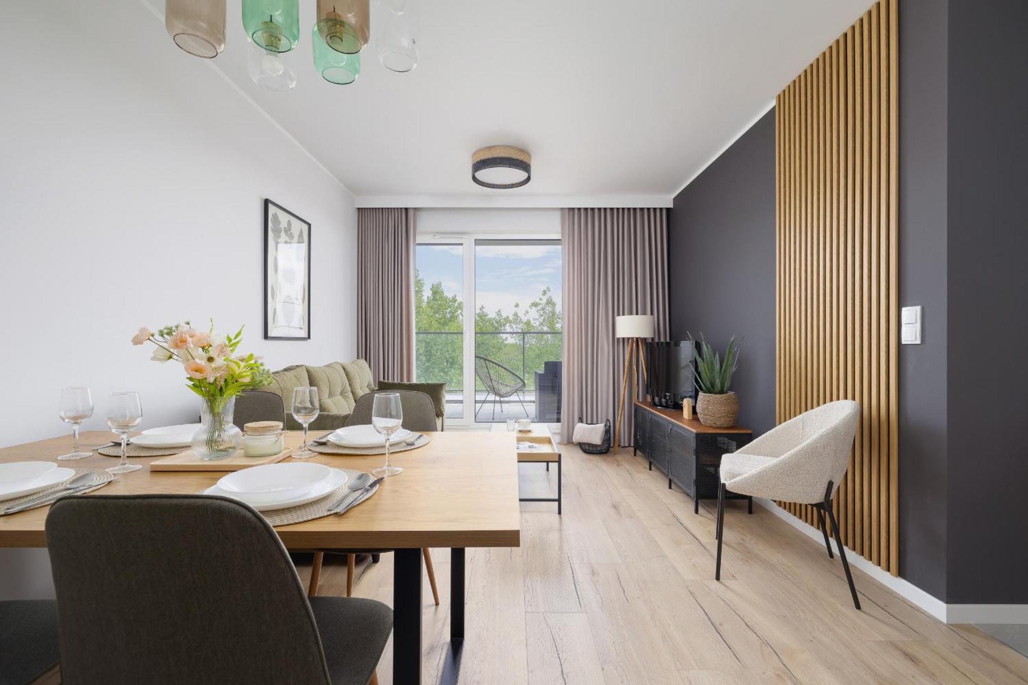 Stylowy Apartament Z Dwiema Sypialniami Balkonem I Parkingiem By Noclegi Renters Katowice Luaran gambar